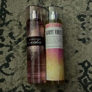 Bath and body works body sprays